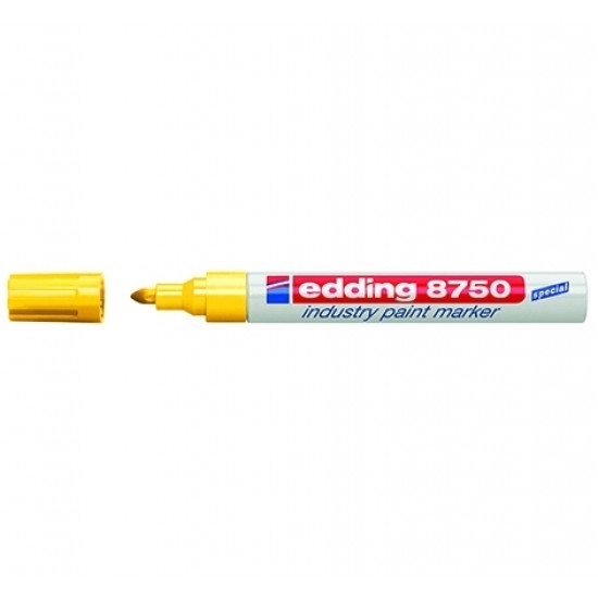 Permanents marķieris Paint Edding 8750, 2-4mm, dzeltens