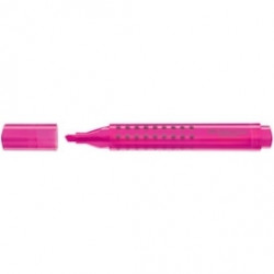*Teksta marķieris Faber-Castell Grip 1-5mm, nošķelts, rozā