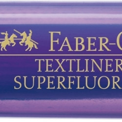 Teksta marķieris Faber-Castell Superfluorescent 1-5mm, nošķelts, violets