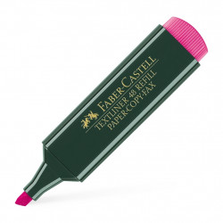 Teksta marķieris Faber Castell 1.2-5mm, nošķelts, rozā