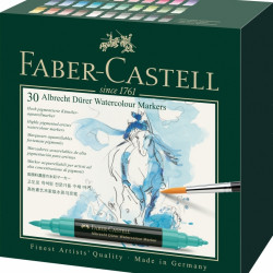 Akvareļu marķieri Faber-Castell Abrecht Dürer 30 krāsas