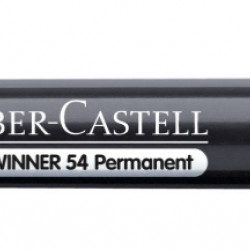 *Перманентный маркер Faber-Castell 52, скошенный, черный