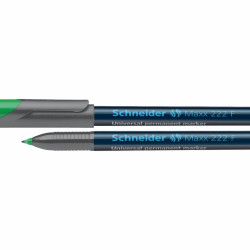 Permanents marķieris Schneider 222 F,  0,7mm,  zaļš (P)