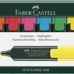 *Teksta marķieru komplekts Faber-Castell 1-5mm, nošķelts,8 krāsas