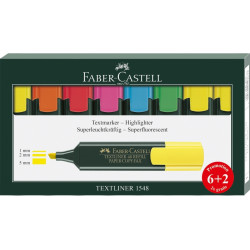 Набор маркеров-текстовыделителей Faber-Castell Grip. 8 цветов