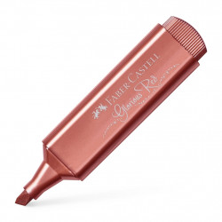 Teksta marķieris Faber-Castell TL46 Metallic 1-5mm, nošķelts, Glorious Red