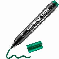 edding 103 перманентный маркер зеленый
