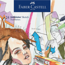 Marker Faber-Castell Sketch Goldfaber 24-värvi