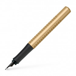 *Tintes pildspalva Faber-Castell Grip F, zelta