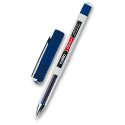 *Gēla pildspalva Alpha Gel, 0.5mm, zila
