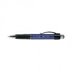 Lodīšu pildspalva Faber-Castell Grip Plus M, metāliski zila