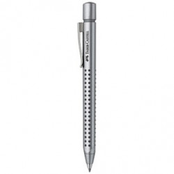 Lodīšu pildspalva Faber-Castell Grip 2011 M, sudraba korpuss
