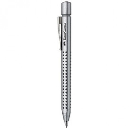 *Lodīšu pildspalva Faber-Castell Grip 2011 M, sudraba korpuss