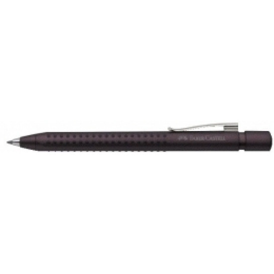 *Lodīšu pildspalva Faber-Castell Grip 2011 M metāliski brūna
