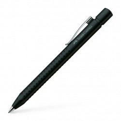 Lodīšu pildspalva Faber-Castell Grip 2011 XB, metāliska, Black