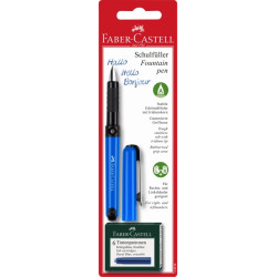 Tintes pildspalva Faber-Castell, 1 pildspalva+tinte, zila