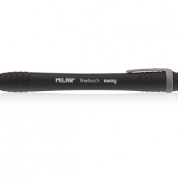 *Lodīšu pildspalva Milan Sway, 0.7mm, melna