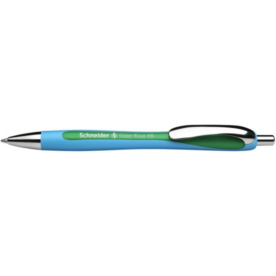 Lodīšu pildspalva Schneider Slider Rave 1.4mm, zaļa