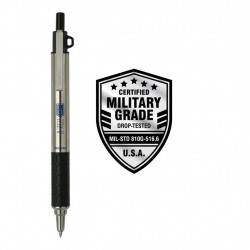 Lodīšu pildspalva Zebra X-701, automātiska, metālisks korpuss, 0.7mm, zila