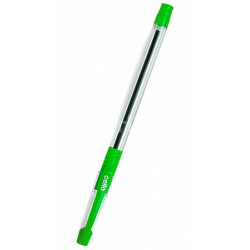 *Lodīšu pildspalva Slimo Grip, 0.6mm, zaļa