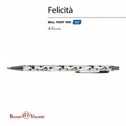 Lodīšu pildspalva Bruno Visconti Filicita Kanarbi, 0.7mm, zila