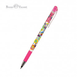 *Gēla pildspalva Bruno Visconti DeleteWrite, Kaķis, izdzēšama, 0,5mm, zila