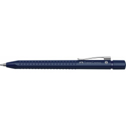 Lodīšu pildspalva Faber-Castell Grip 2011 XB, metāliska, Classic blue