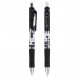 Gēla pildspalva Deli Q10420, 0.5mm, automātiska, melna