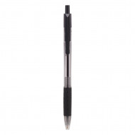 Lodīšu pildspalva Deli Q01920, 0.7mm, automātiska, melna