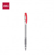 Lodīšu pildspalva Deli Q2, 0.7mm, sarkana