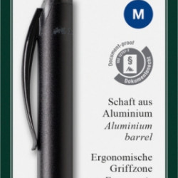 *Lodīšu pildspalva Faber-Castell Basic 0.7mm, automātiska, zila