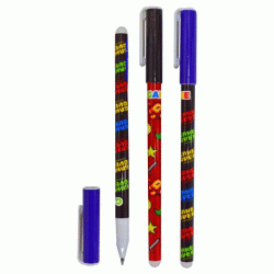 *Gēla pildspalva deVente Game, 0.5mm, izdzēšama, zila