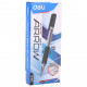 Lodīšu pildspalva Deli Arrow SoftGrip Q01620, 0.7mm, melna