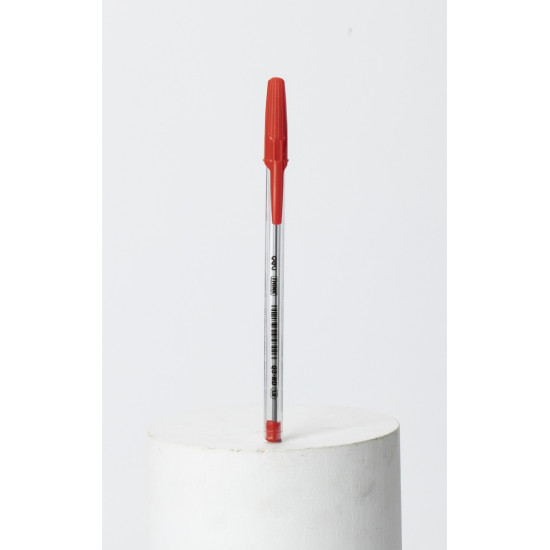 Lodīšu pildspalva Deli Think Q3-RD, 1mm, sarkana