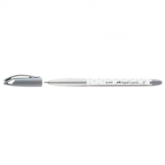 Lodīšu pildspalva Faber-Castell K-One, 0.5mm, melna