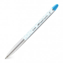 Lodīšu pildspalva Faber-Castell K-One, 0.5mm, zila
