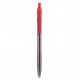 Lodīšu pildspalva Deli Q01340, 0.7mm, automātiska, sarkana