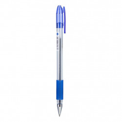 Ручка шариковая Deli EQ55-BL Arris 0.7мм резин. манжета синие чернила