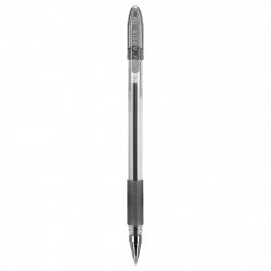 Ручка шариковая Deli EQ55-BK Arris 0.7мм резин. манжета черные чернила