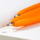 Ручка шариков. Deli P1-Vintage EQ6S-BL корп.оранжевый d=0.7мм чернила син.