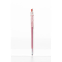 Gēla pildspalva Deli Delight 0,5mm, automātiska, sarkana