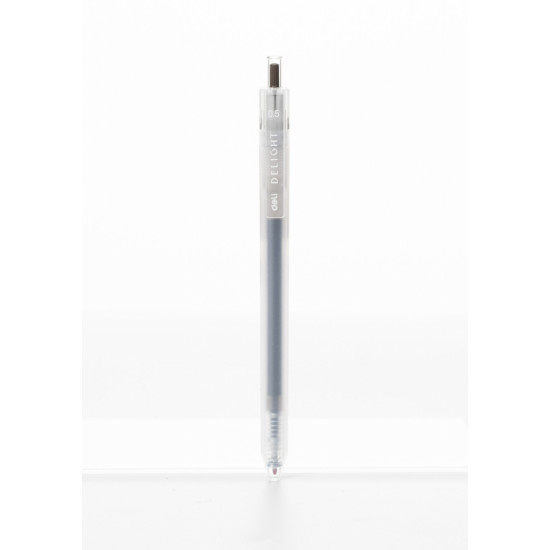 Gēla pildspalva Deli Delight, 0.5mm, automātiska, brūna
