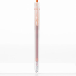 Gēla pildspalva Deli Delight, 0.5mm, automātiska, oranža