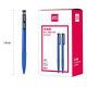 Lodīšu pildspalva Deli 6546S, 0.7mm, automātiska, zila