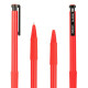 Lodīšu pildspalva Deli 6546S, 0.7mm, automātiska, sarkana