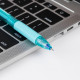 Lodīšu pildspalva Deli Xtream 0.7mm, automātiska, zila, asorti
