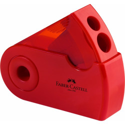 Точилка Faber-Castell Sleeve2-деления, красный,синий