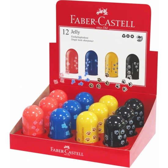 *Zīmuļu asināmais Faber-Castell Jelly ar konteineru, 1 diametrs, asorti