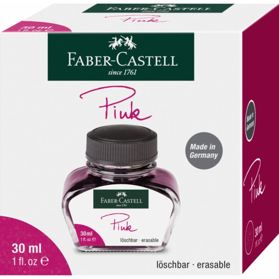 *Tinte Faber-Castell 30ml, rozā