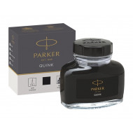 Tinte Parker Quink 57ml, stikla pudelīte, melna